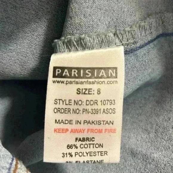 Parisian Works Denim Blue Dress - Picture 8 of 9